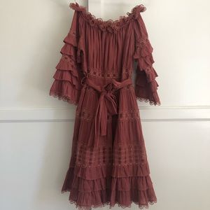 ZIMMERMANN frill tier dress - size 2
